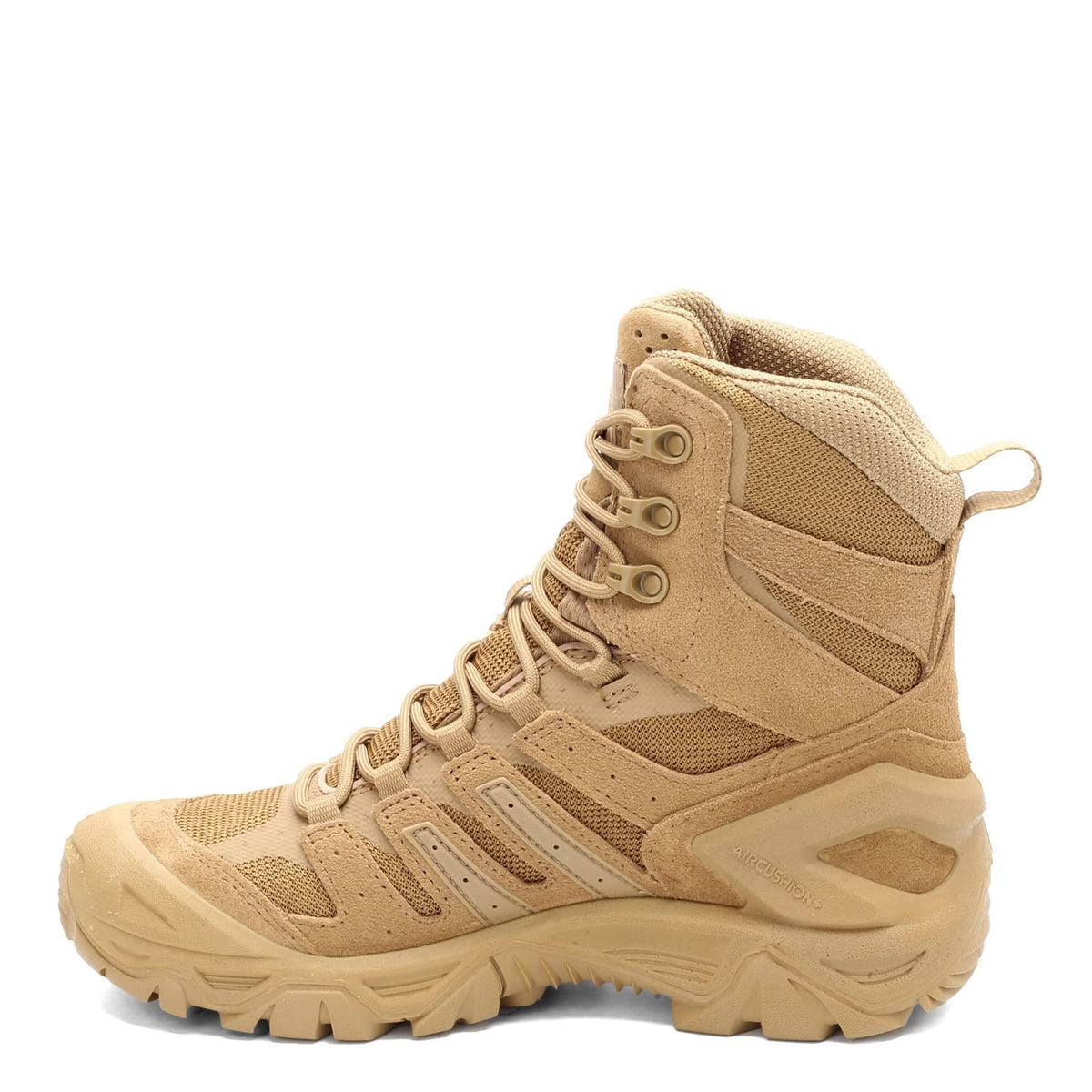 Merrell Men's Strongfield Tactical 6” Waterproof Boots, Breathable & Comfortable Work Combat Hiking Shoes Military, Dark Coyote, 7