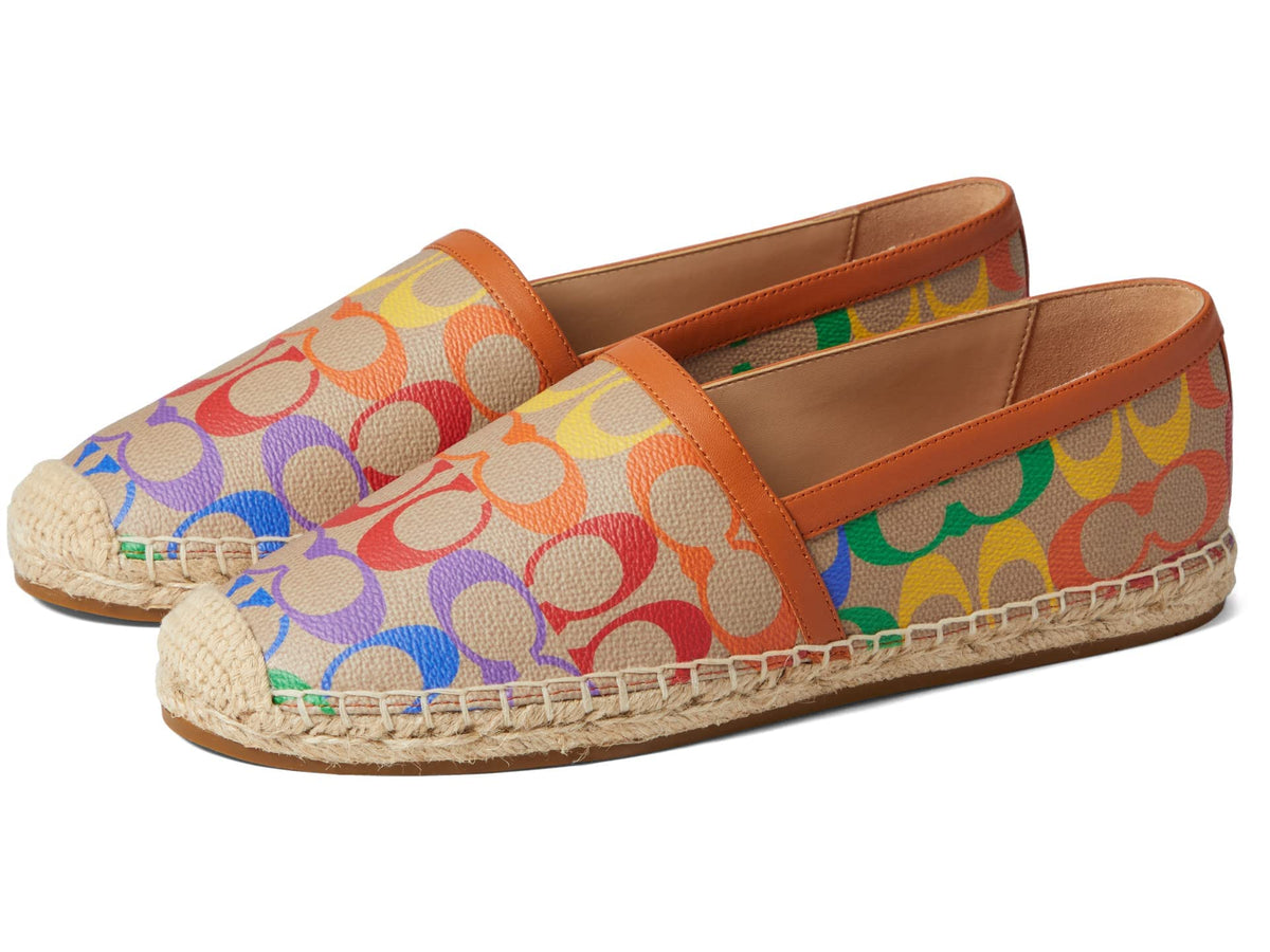 Coach Collins Pride Espadrille Hazelnut 9.5 B (M)