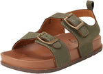 Rugged Bear Toddler Boy's Sandals - Strappy Sandals with Buckles 5 Toddler Olive