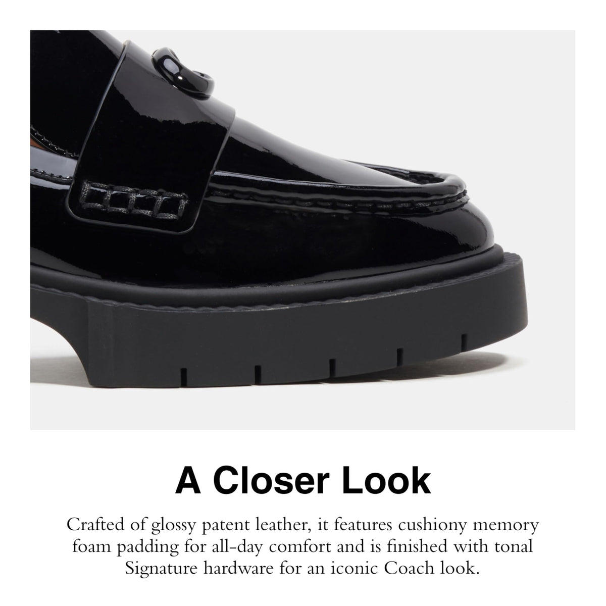 Levi's Women's Leah Patent Leather Loafer Black Patent 7