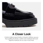 Levi's Women's Leah Patent Leather Loafer Black Patent 7