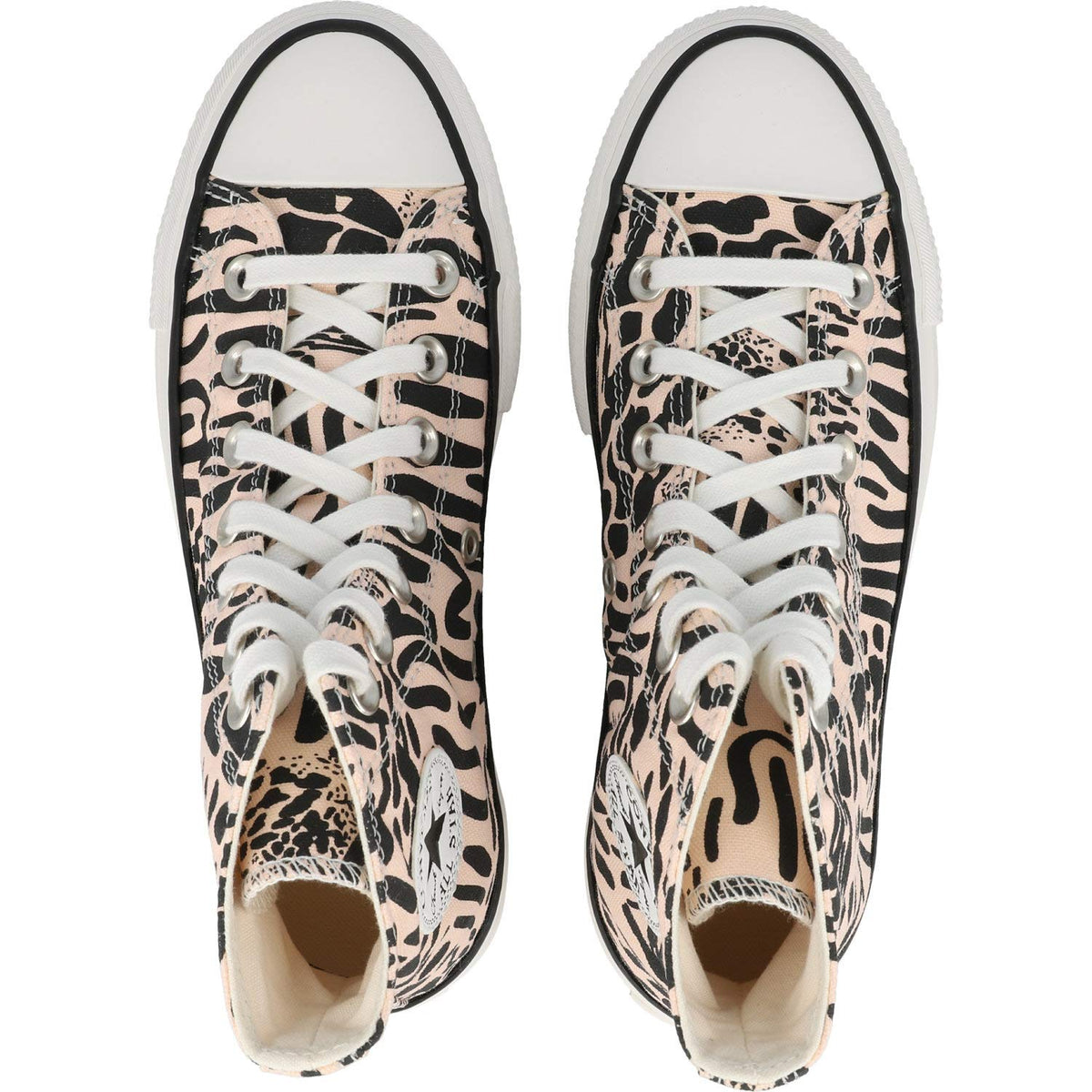 Converse Chuck Taylors All Stars Lift Hi Womens Black/Blue/Egret Trainers, Shadowberry Black Egret, 8.5 us