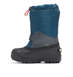 Columbia Youth Unisex Powderbug Forty, Petrol Blue/Mountain Red, 6