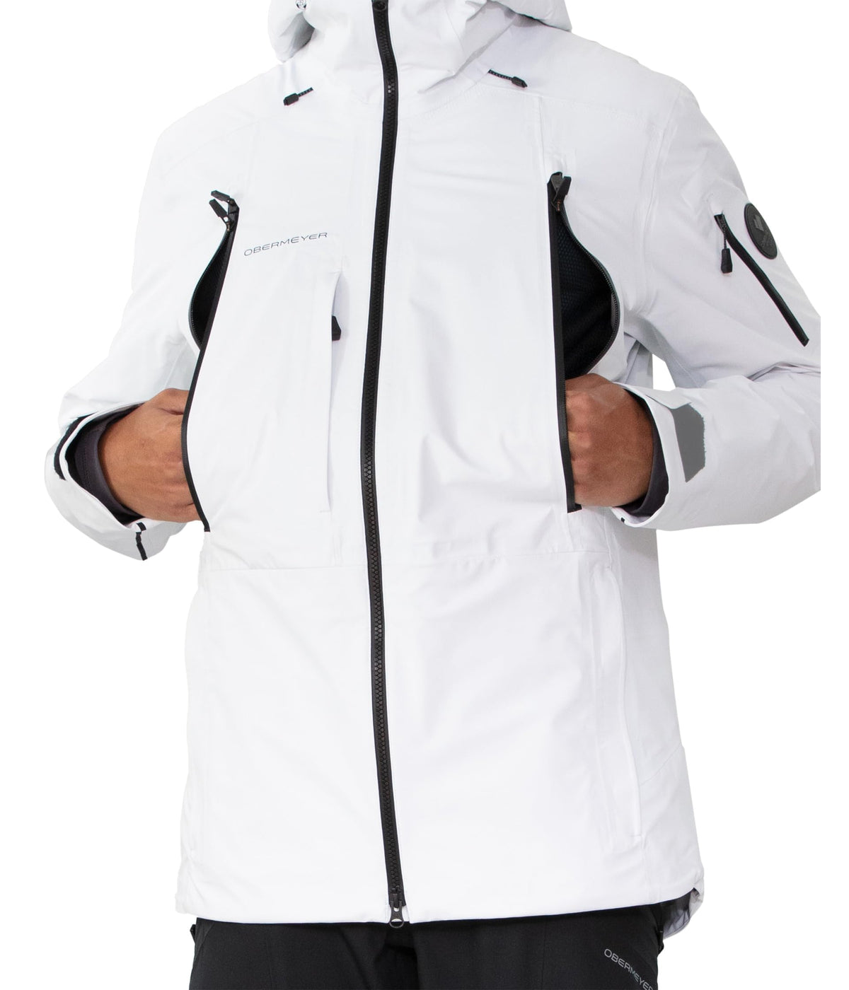 Obermeyer Highlands Shell Jacket White SM Regular