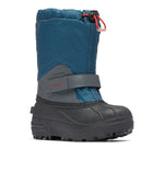 Columbia Youth Unisex Powderbug Forty, Petrol Blue/Mountain Red, 6