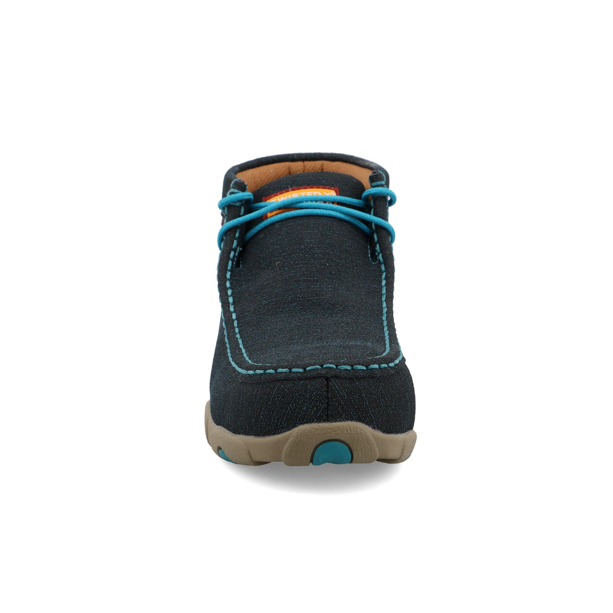 Twisted X Women's Work Chukka Driving Moc, Dark Teal & Turquoise, 10