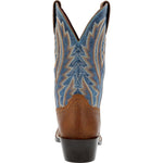 Durango® Westward™ Old Town Brown & Denim Western Boot Size 11.5(W)