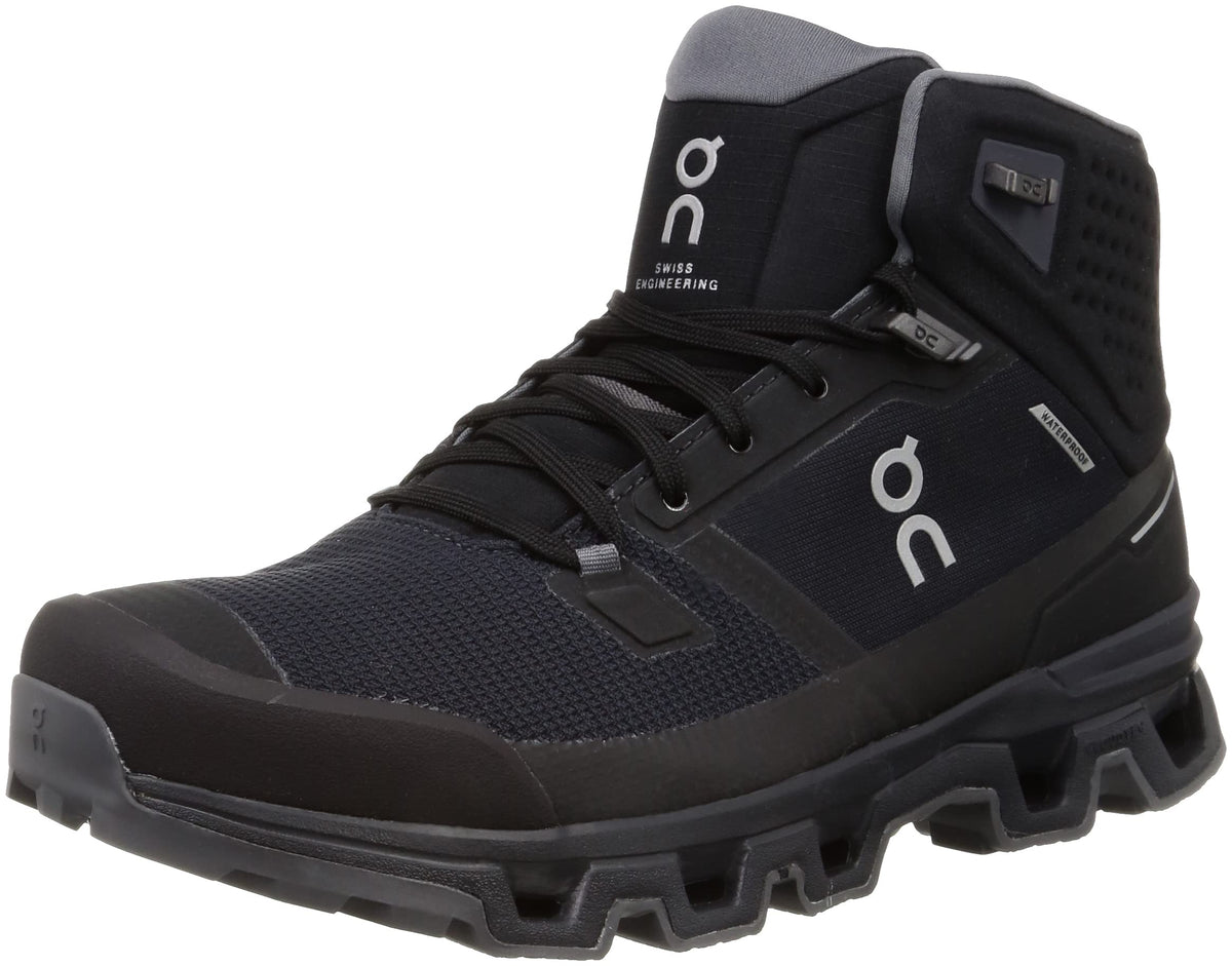 On Cloudrock 2 Waterproof in Black | Eclipse - Men's