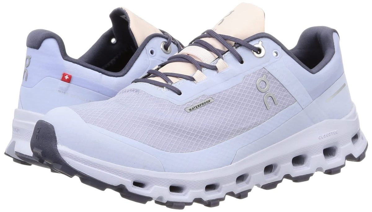 On Running Women's Cloudvista Waterproof Running Shoes Sneakers (Nimbus/Heather, 9.5 US)