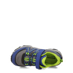 Merrell Trail Quest Hiking Sneaker, Blue/Green, 4.5 Wide US Unisex Big_Kid