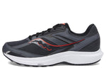 Saucony Men's Cohesion 17 Sneaker, Shadow/Black, 10 Wide