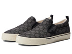 Coach Jacquard Signature Slip-On Skate Charcoal/Black 10.5 D (M)