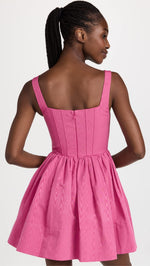 STAUD Women's Landscape Dress, Lollipop, Pink, 6