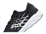 Saucony Wind 2.0 Running Shoe, Black/White, 5 Wide US Unisex Big_Kid