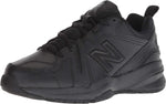 New Balance Women's 608 V5 Casual Comfort Cross Trainer, Black/Black, 8.5 Wide