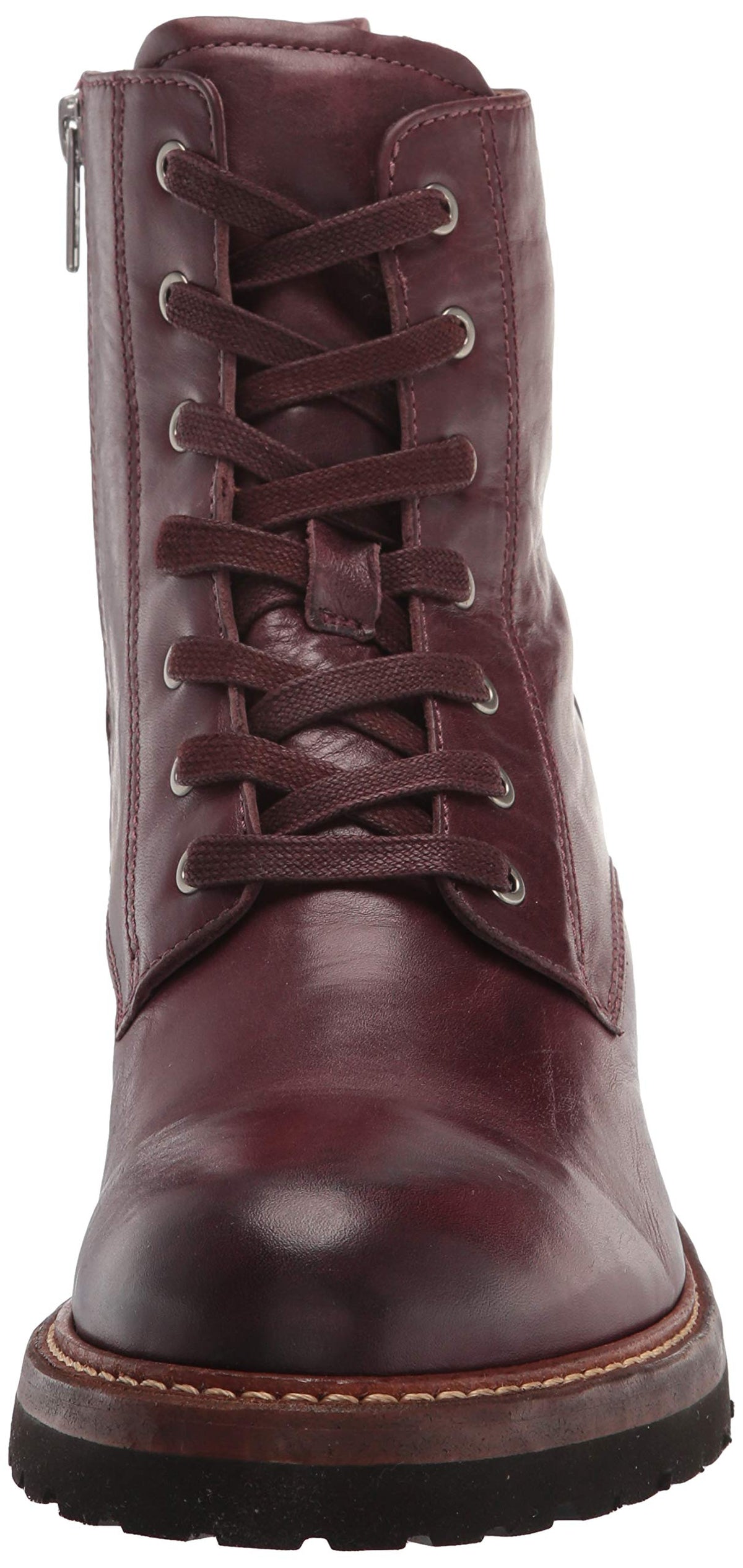 Frye Women's Ella Moto Lace Ankle Boot 7.5 Oxblood