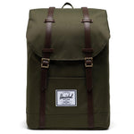 Herschel Retreat Backpack, Ivy Green/Chicory Coffee, Classic 19.5L