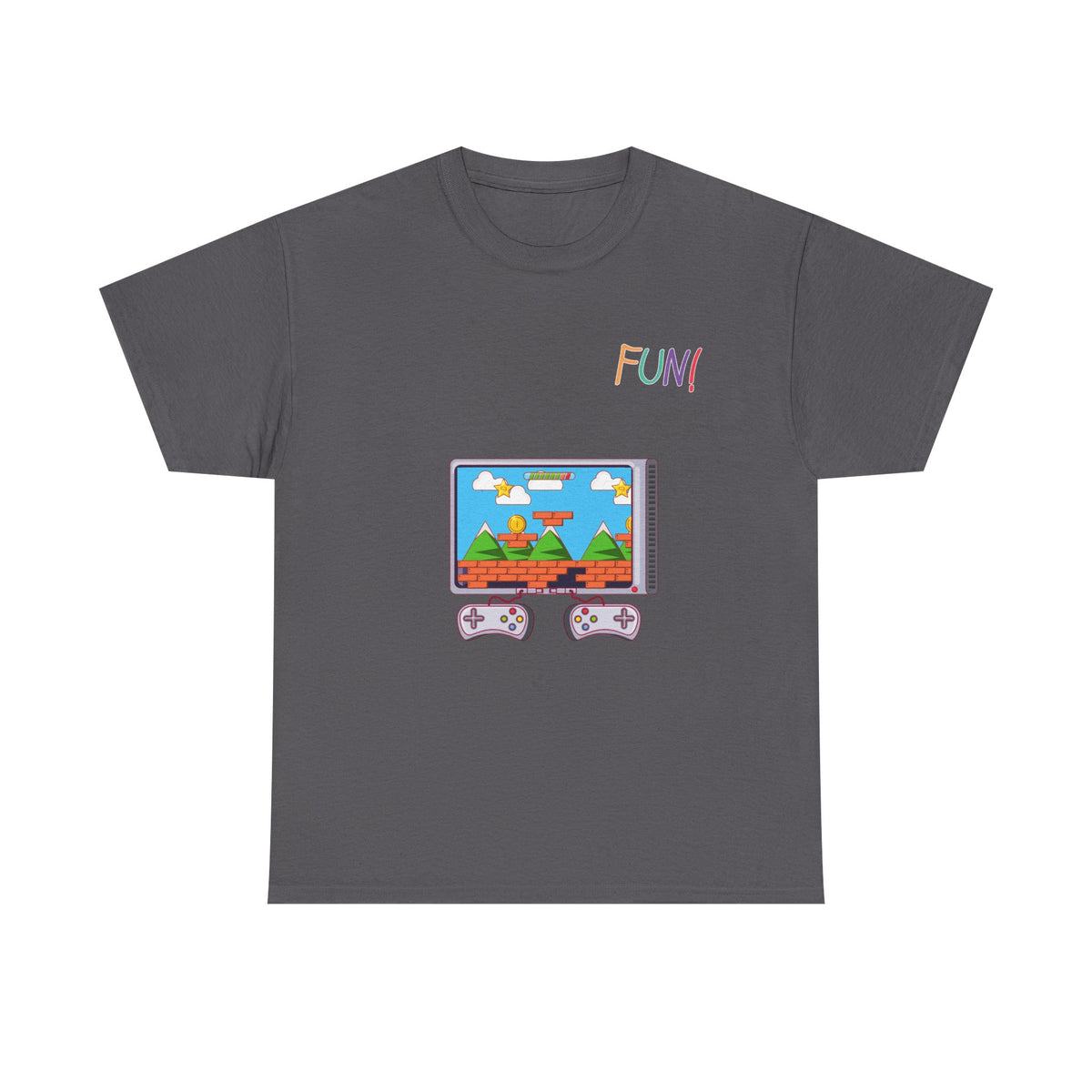 "FUN!!" Retro Gaming T-Shirt