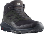 Salomon Men's OUTPULSE Mid Gore-Tex Hiking Boots for Men, Black/Ebony/Vanilla Ice, 8
