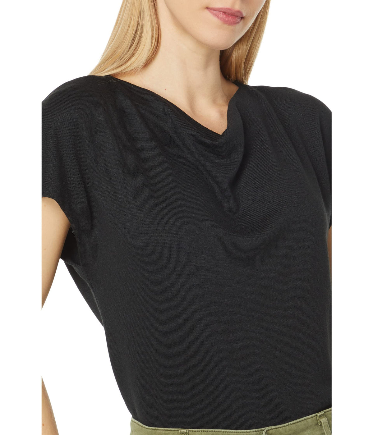 Vince Cowl Neck Top Black MD