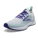 Brooks Women’s Levitate StealthFit 5 Neutral Running Shoe - White/Navy Blue/Yucca - 10