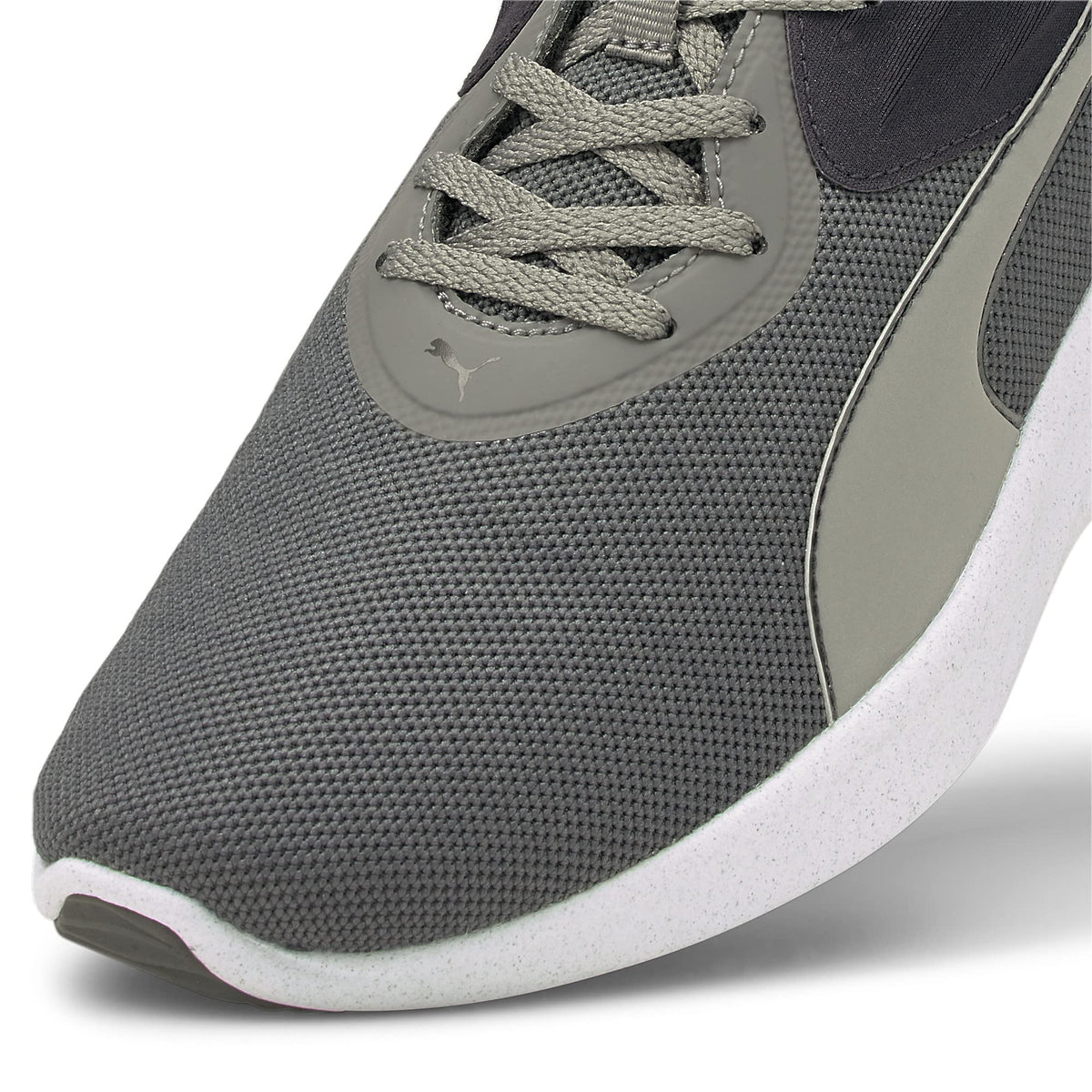 Puma Men's Better Foam Emerge 3D Running Shoe, Castlerock Black-Orange Glow, 9.5