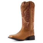 ARIAT Womens Rockdale Western Boot Almond Buff 7 Wide