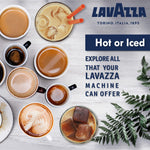 Lavazza Coffee Maker Classy Pro LB1201, 18.6 Fl Oz Tank & Direct Water Connection Single Serve Espresso Machine & Blue Capsules 100-Pack Top Class Barista at Home
