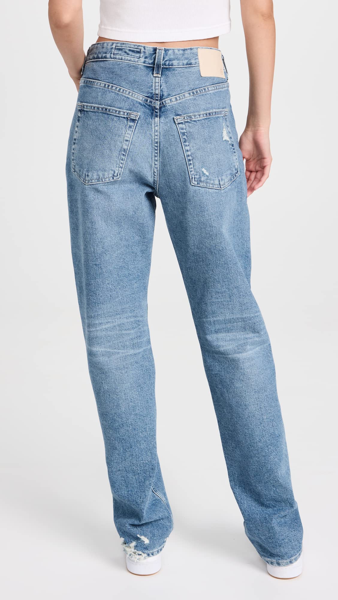 AG Adriano Goldschmied Women's Ezzra Boyfriend Jeans, 18 Years Presto, 27