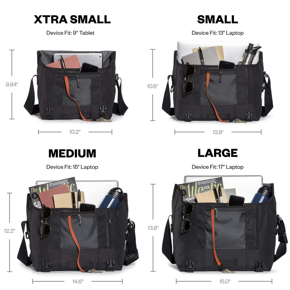 Timbuk2 Classic Messenger Bag, Eco Monsoon, Small