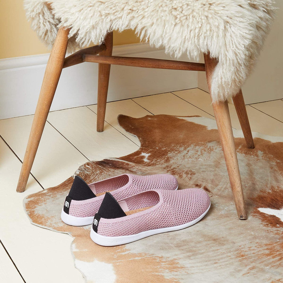 mahabis Breathe 6.5-7 Jaipur Peach/Alta White