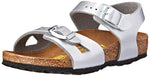 Birkenstock Rio Sandal (Toddler/Little Kid/Big Kid),Silver,28 EU (10-10.5 N US Little Kid)