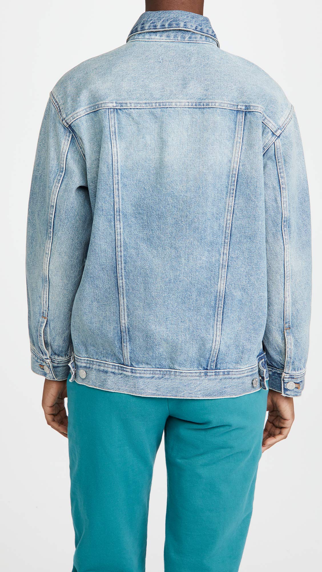 Madewell The Oversized Trucker Jean Jacket in Akenside Wash Akenside Wash 2XS (Women's 000)