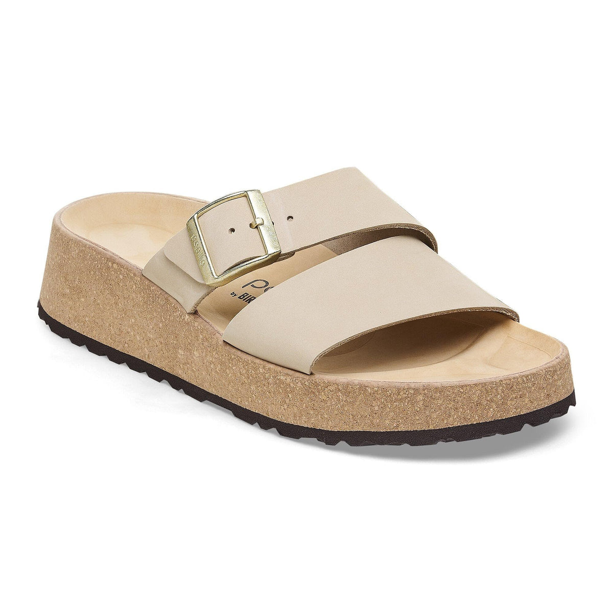 Birkenstock Women's Almina Nubuck Leather, Sandcastle, 11-11.5 US