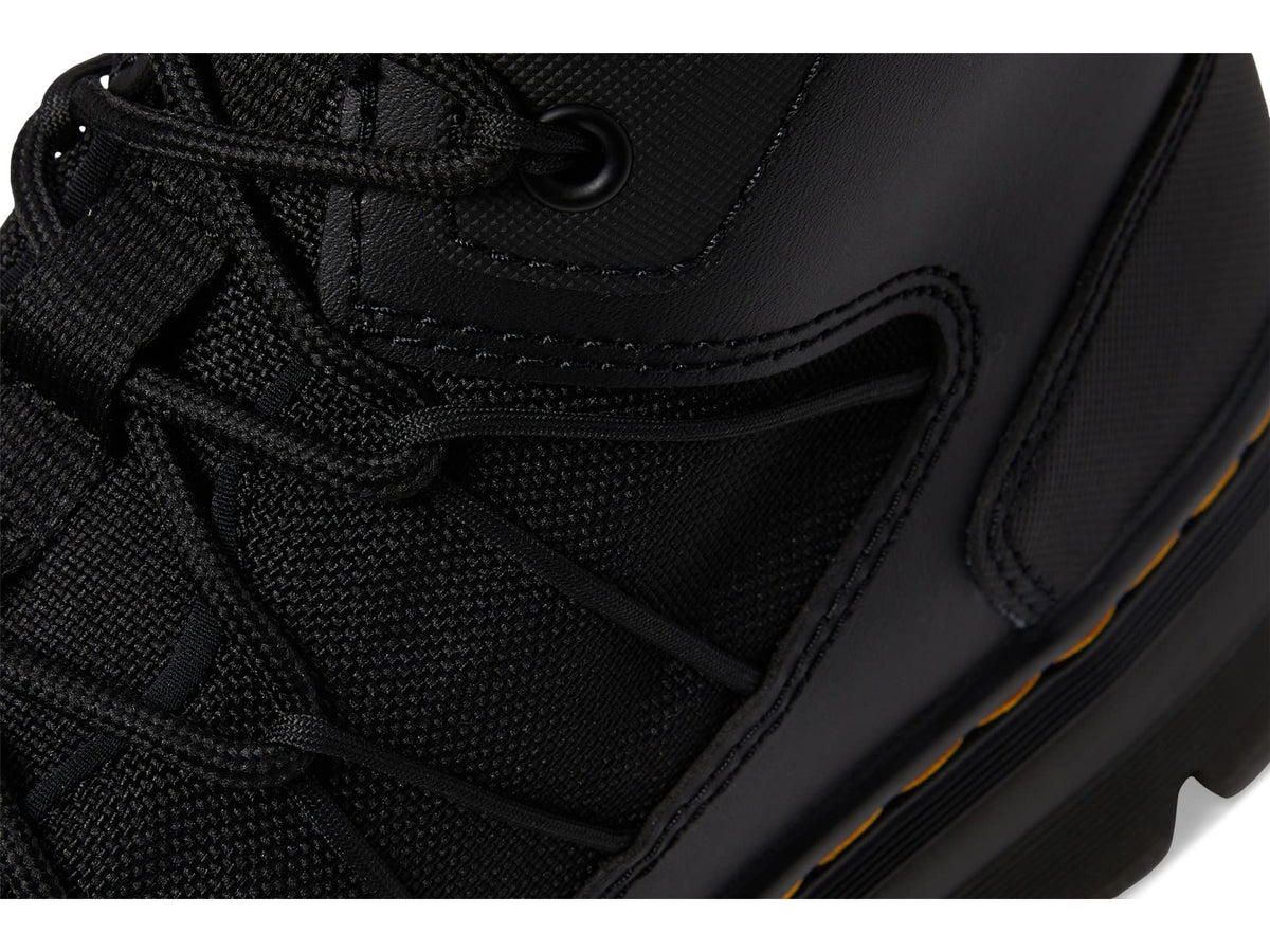 Dr. Martens Unisex Buwick 6 Tie Boot Fashion, Black Extra Tough 50/50 & Ajax, 14 US Men