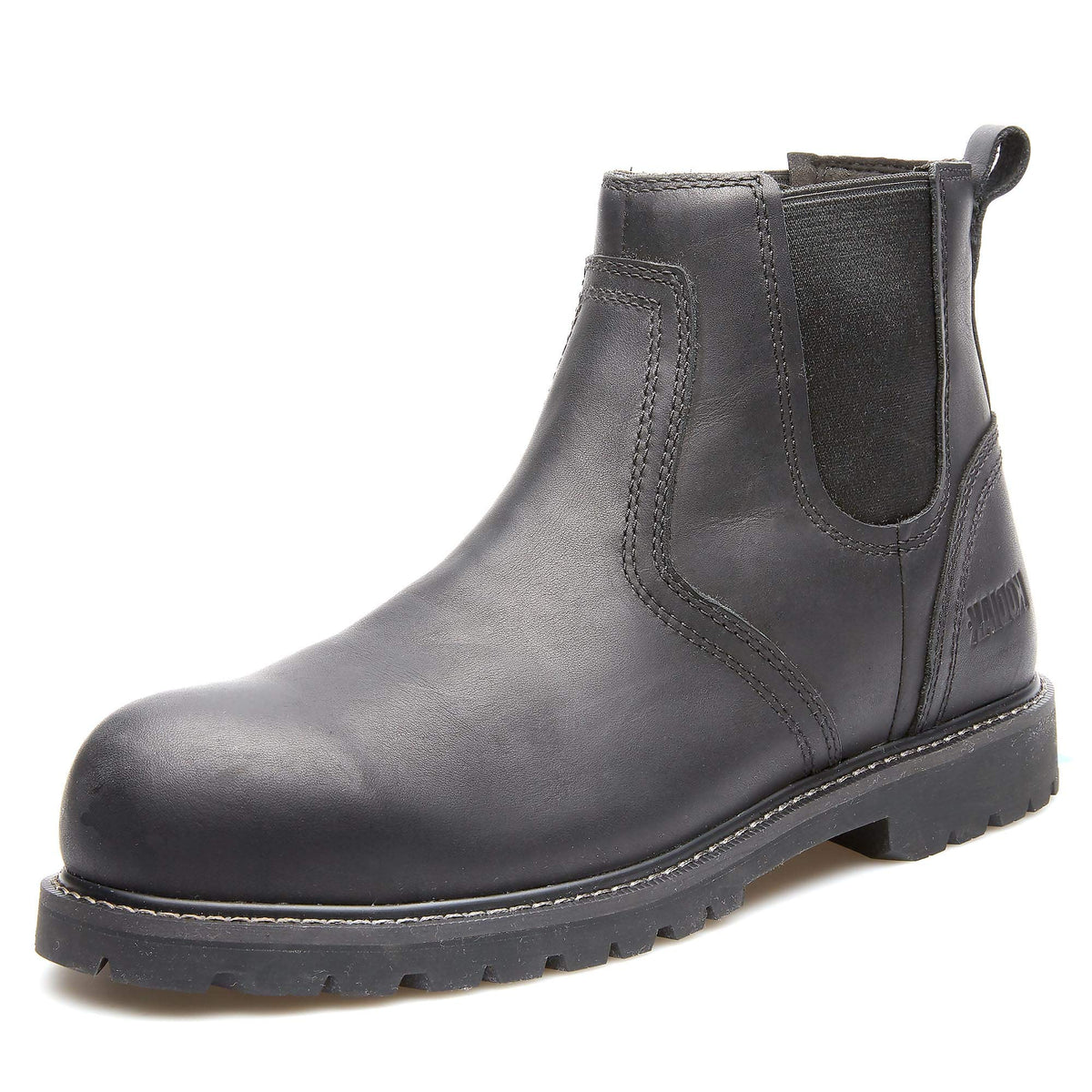 Kodiak Men's McKinney Composite Toe Water-Resistant Chelsea Industrial Boot, Black, 7.5 Wide
