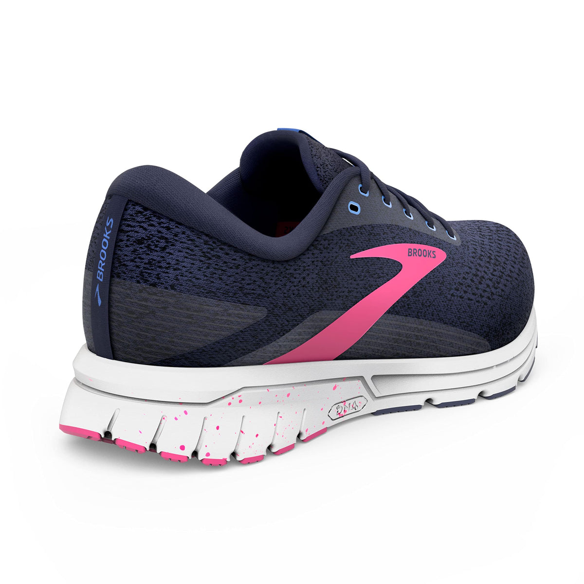 Brooks Women's Signal 3 Running Shoe - Peacoat/Amparo Blue/Pink - 10.5 Medium