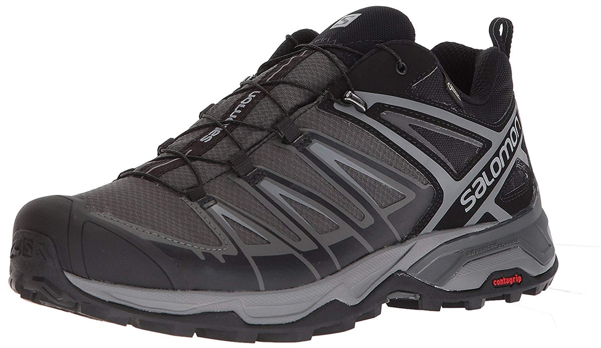 Salomon Men's X Ultra 3 GTX Hiking Shoes, Black/Magnet/Quiet Shade, 8