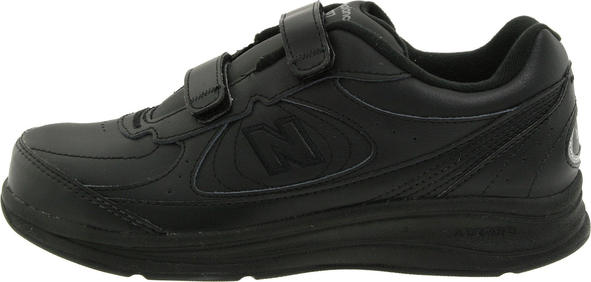 New Balance Women's 577 V1 Hook and Loop Walking Shoe 9 Wide Black
