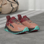 ALTRA Women's Olympus 5 Trail Running Shoe, Brown/Red, 11