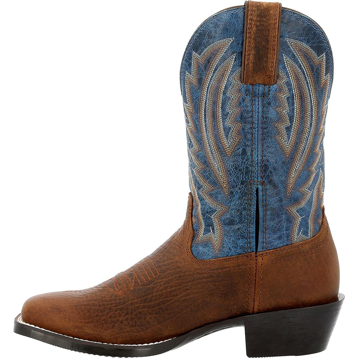 Durango® Westward™ Old Town Brown & Denim Western Boot Size 11.5(W)