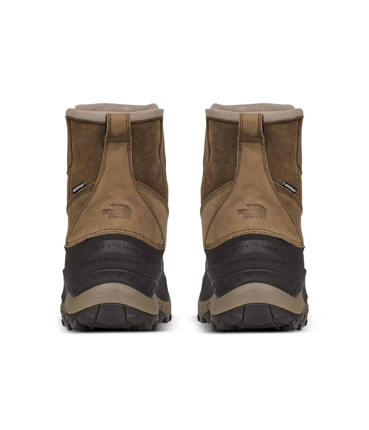 THE NORTH FACE Men's Chilkat III Pull-On - Mudpack Brown & Bombay Orange - 7.5