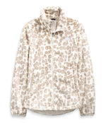 THE NORTH FACE Women's Osito Full Zip Fleece Jacket (Standard and Plus Size), Silver Grey Leopard Print, X-Large