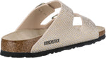 Birkenstock Women's Arizona Sandal, White Gold, 6.5 Narrow