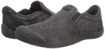 KEEN Men's Howser Canvas Low Height Casual Comfy Durable Slip on Slipper 11 Black/Black