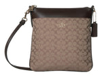 COACH Signature Jacquard Kitt Khaki/Brown/Gold One Size