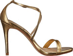 Steve Madden Feliz Heeled Sandal Gold 8.5 M