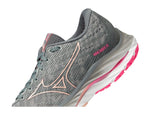 Mizuno Wave Rider 26 Project Zero Ultimate Grey/Peach Bud Women's 8.5 B (M)