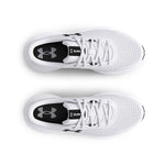 Under Armour Women's Surge 3 Running Shoe, White (100)/Black, 9