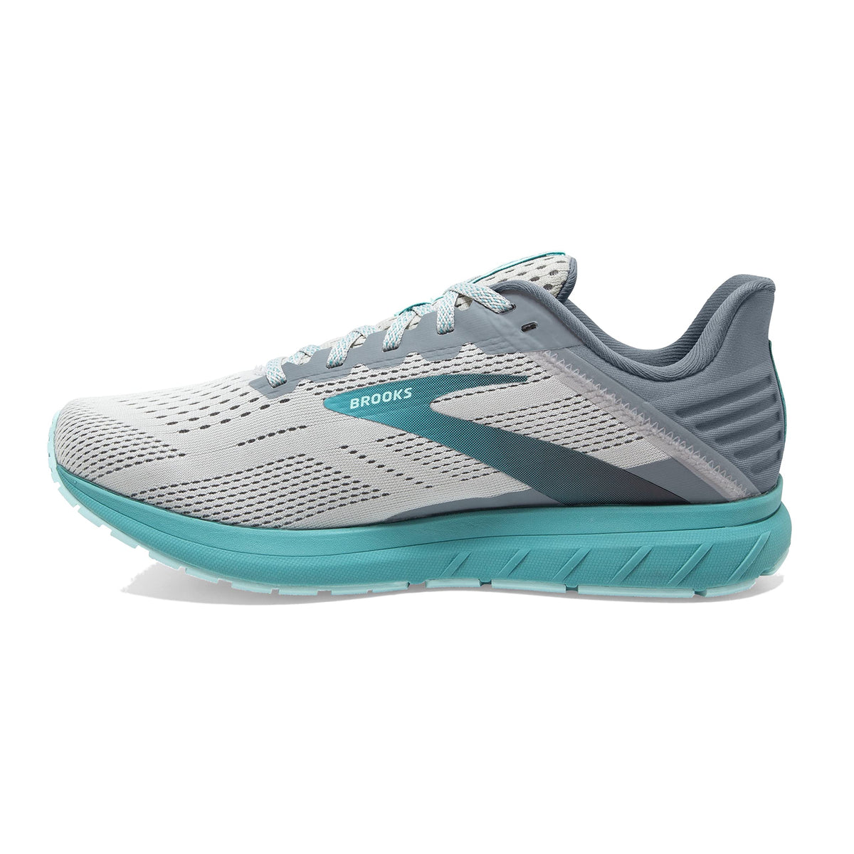 Brooks Women’s Anthem 5 Neutral Running Shoe - Oyster/Grey/Porcelain - 5.5 Medium